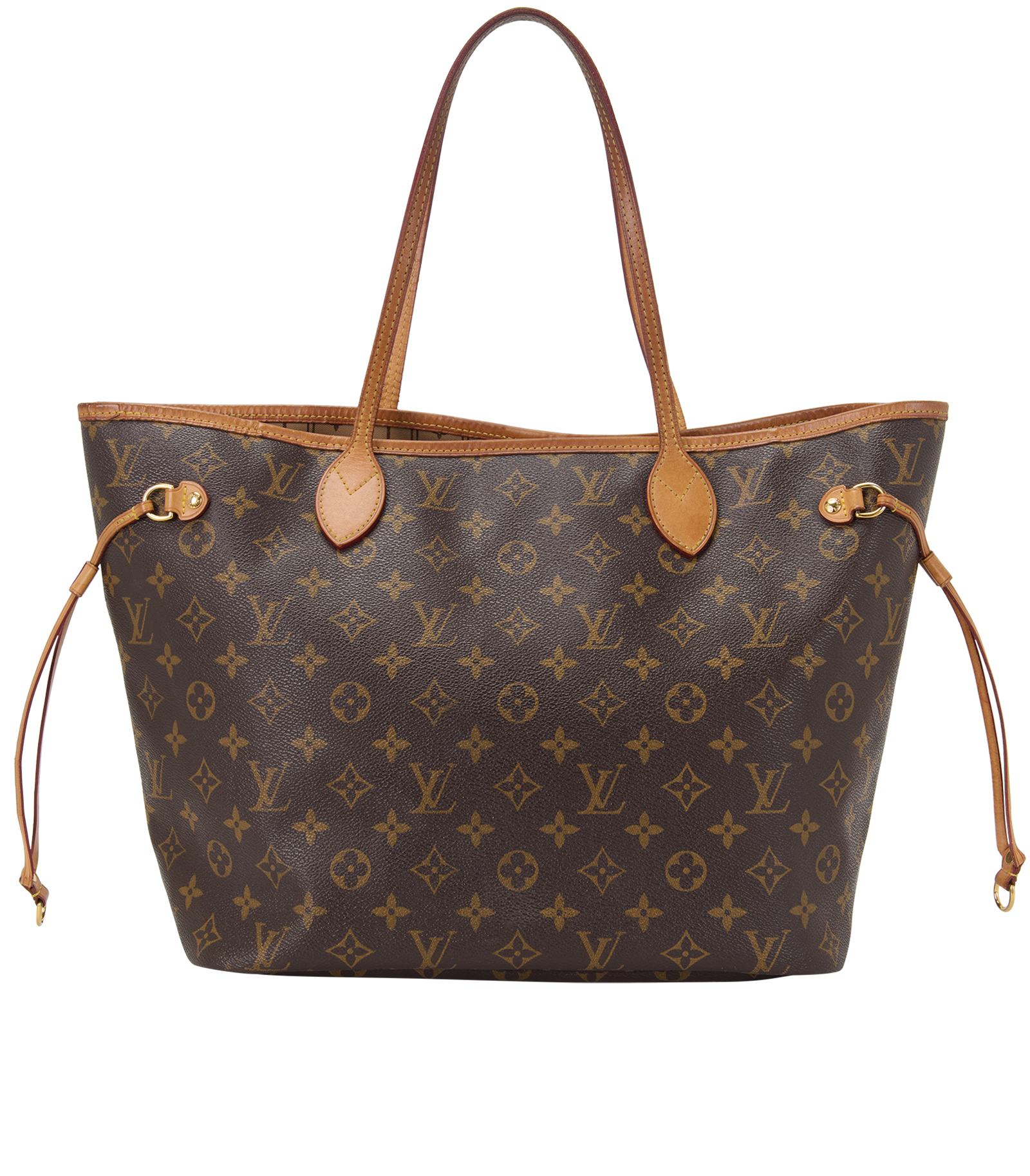 Neverfull MM, &pound;850, Handbags, Brown, Canvas, Back view